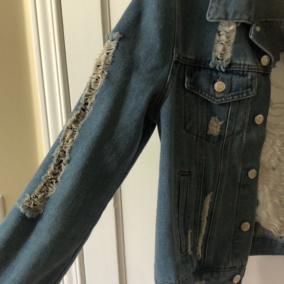 Ripped Jean Jacket - Picture 3 of 5